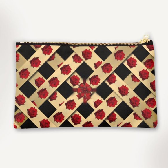 Red Rose 12x8 Cosmetic, Toiletry Handbag Organizer - Picture 5 of 5